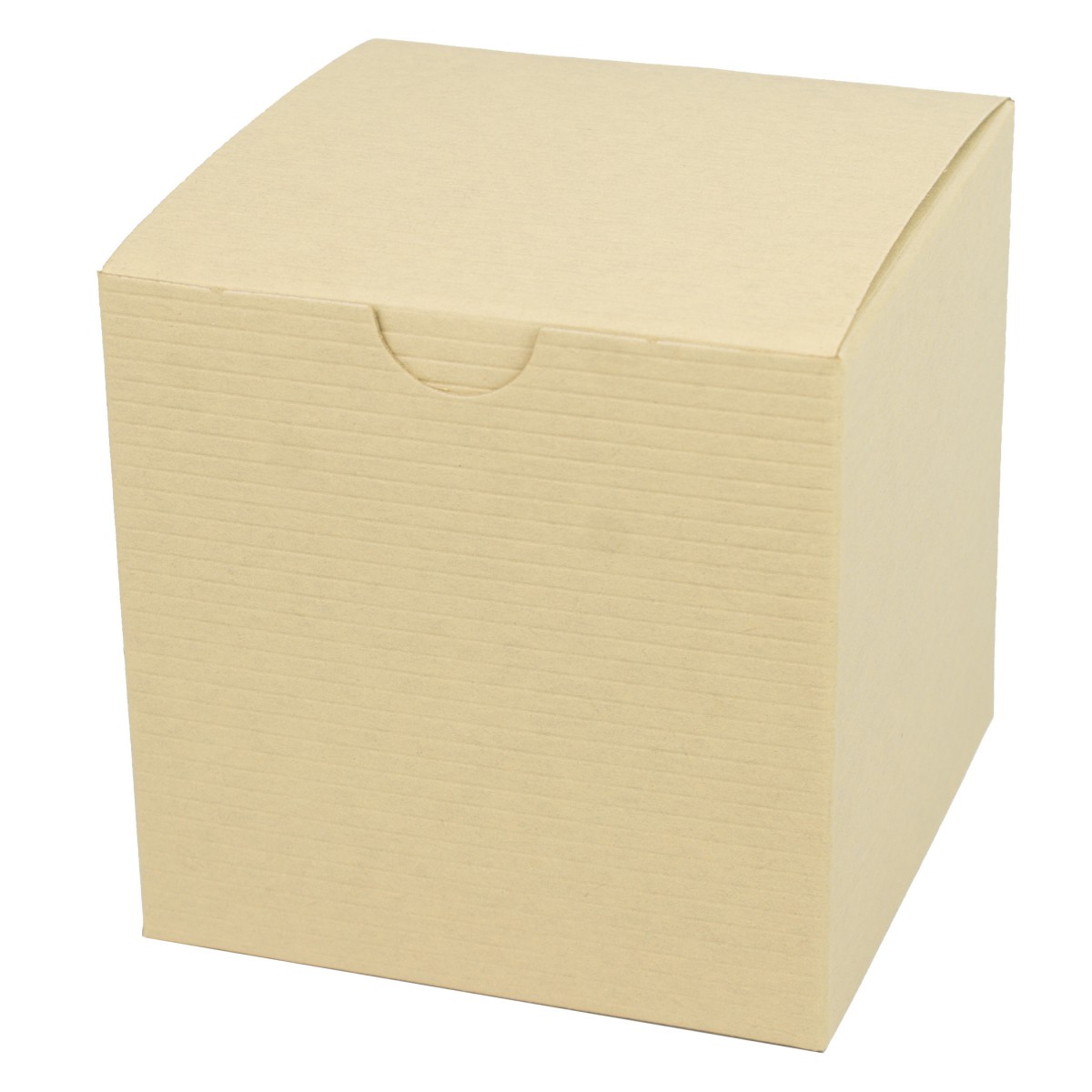 4 x 4 x 4 OATMEAL TINTED TUCK-TOP GIFT BOXES