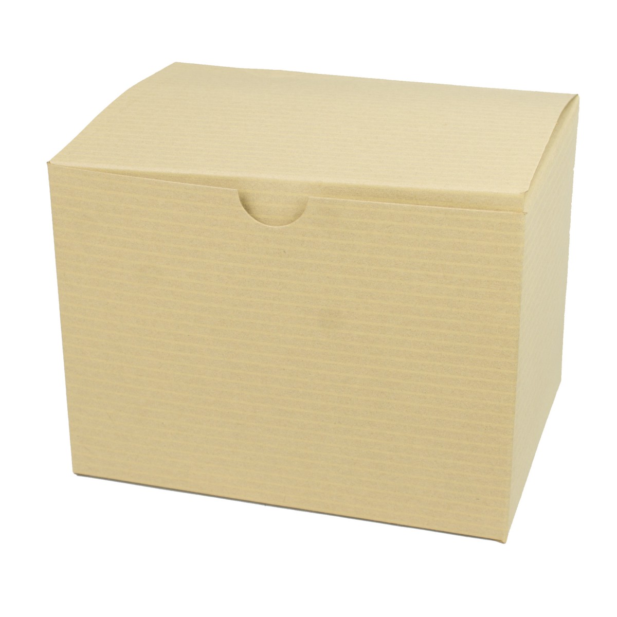 6 x 4.5 x 4.5 OATMEAL TINTED TUCK-TOP GIFT BOXES