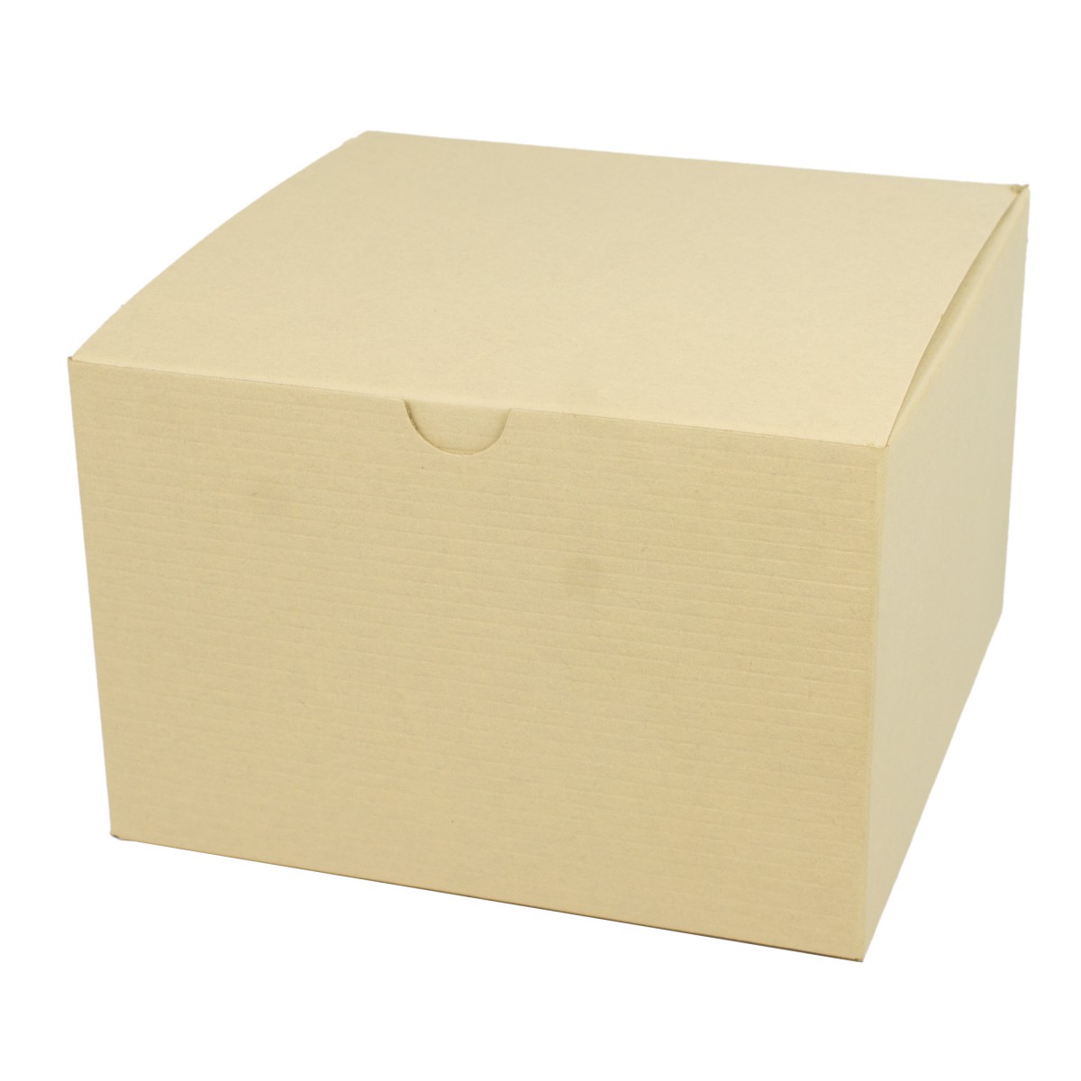 6 x 6 x 4 OATMEAL TINTED TUCK-TOP GIFT BOXES