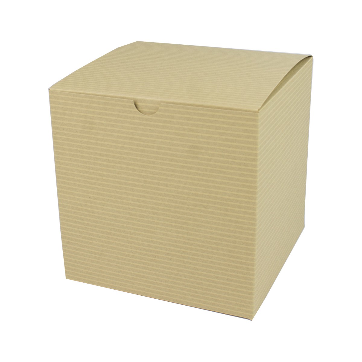 6 x 6 x 6 OATMEAL TINTED TUCK-TOP GIFT BOXES