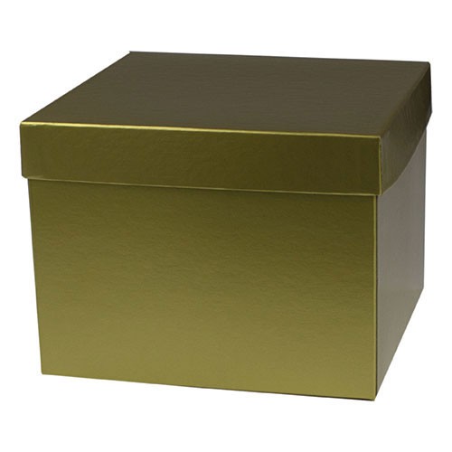 8 x 8 x 6 GOLD HI-WALL GIFT BOX BASES