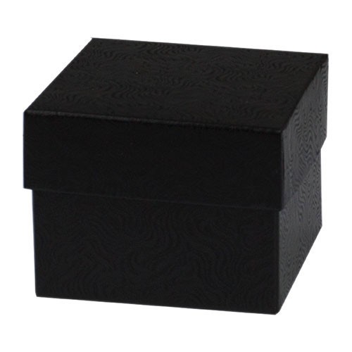 4 x 4 x 3 BLACK SWIRL HI-WALL GIFT BOX BASES