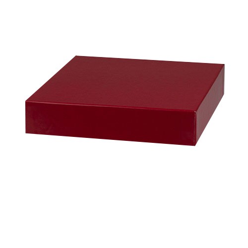 6 x 6 RED GLOSS HI-WALL BOX LIDS