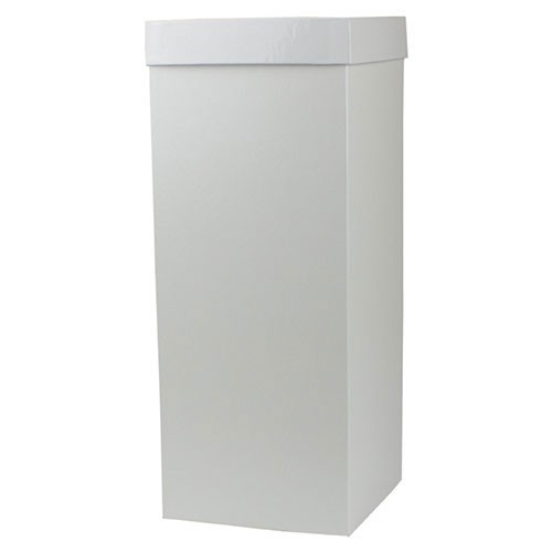 6 x 6 x 15 WHITE GLOSS HI-WALL GIFT BOX BASES