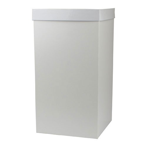 8 x 8 x 15 WHITE GLOSS HI-WALL GIFT BOX BASES