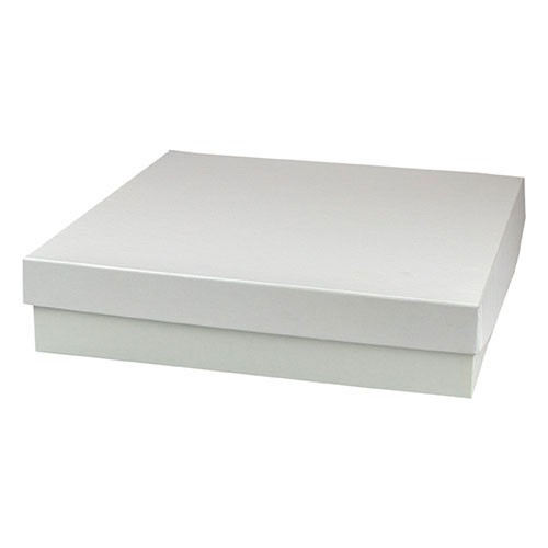 10 x 10 x 3 WHITE GLOSS HI-WALL GIFT BOX BASES