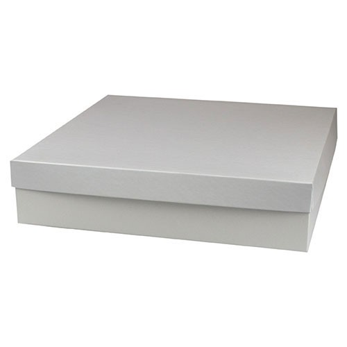 14 x 14 x 3 WHITE GLOSS HI-WALL GIFT BOX BASES