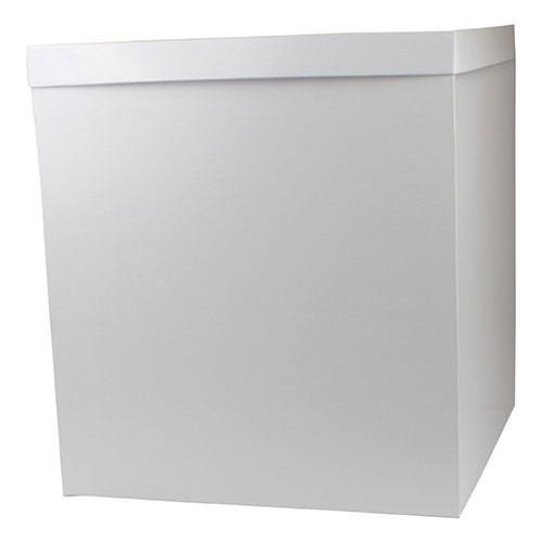 14 x 14 x 15 WHITE GLOSS HI-WALL GIFT BOX BASES