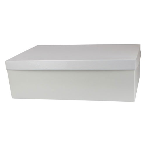 19 x 12 x 6 WHITE GLOSS HI-WALL GIFT BOX BASES
