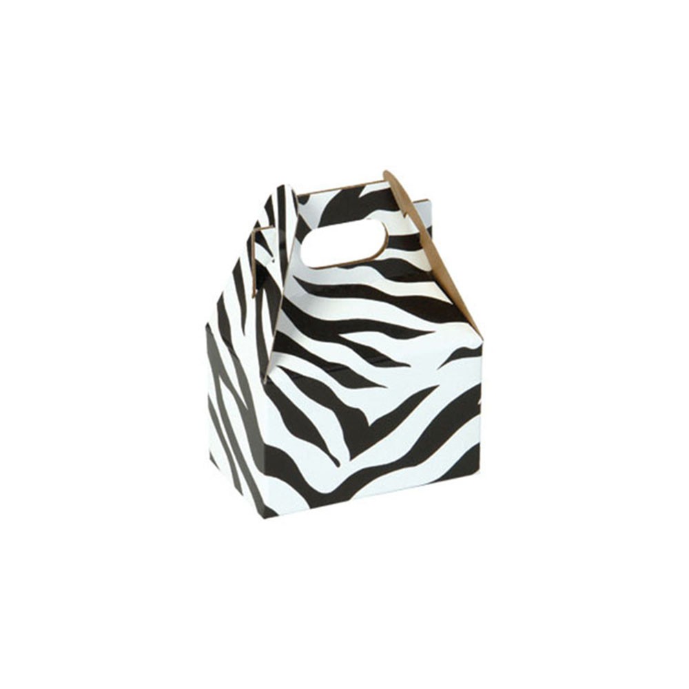 4 x 2.5 x 2.5 ZEBRA STRIPES GABLE BOXES