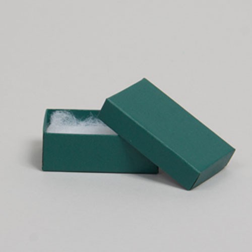 (#21) 2-1/2 x 1-1/2 x 7/8 MATTE TEAL JEWELRY BOXES