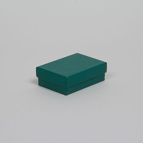 (#32) 3-1/16 x 2-1/8 x 1 MATTE TEAL JEWELRY BOXES