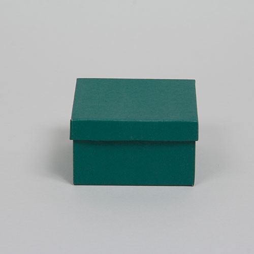 (#34) 3-1/2 x 3-1/2 x 2 MATTE TEAL JEWELRY BOXES