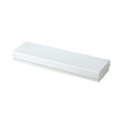 (#82A) 8 x 2 x 7/8 WHITE GLOSS JEWELRY BOXES