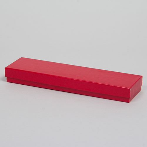 (#82A) 8 x 2 x 7/8 CHERRY RED GLOSS JEWELRY BOXES