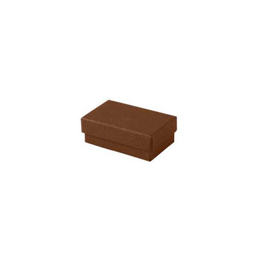 (#21) 2-1/2 x 1-1/2 x 7/8 COCOA JEWELRY BOXES