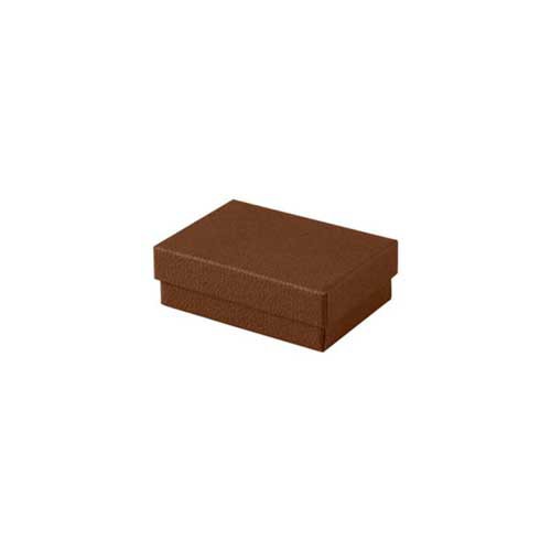 (#32) 3-1/6 x 2-1/8 x 1 COCOA JEWELRY BOXES
