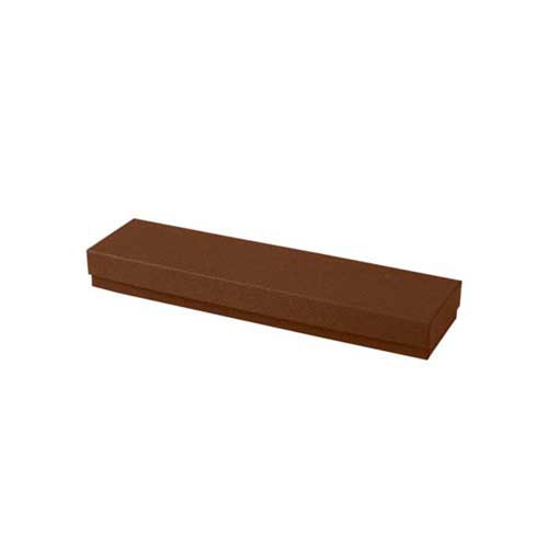 (#82A) 8 x 2 x 7/8 COCOA JEWELRY BOXES