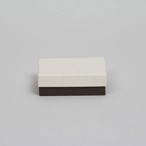 (#21) 2-1/2 x 1-1/2 x 7/8 COFFEE & CREAM JEWELRY BOXES