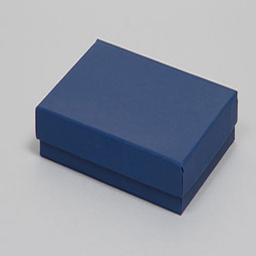 (#21) 2-1/2 x 1-1/2 x 7/8 MATTE NAVY BLUE JEWELRY BOXES