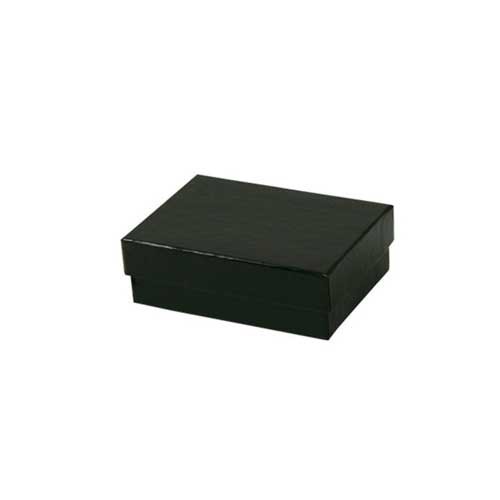 (#32) 3-1/6 x 2-1/8 x 1 BLACK GLOSS JEWELRY BOXES