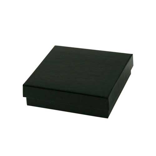 (#33) 3-1/2 x 3-1/2 x 1 BLACK GLOSS JEWELRY BOXES