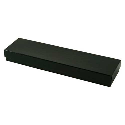 (#82A) 8 x 2 x 7/8 BLACK GLOSS JEWELRY BOXES