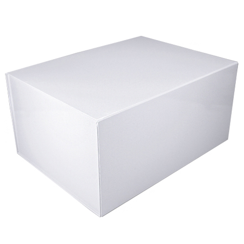 16 x 12 x 8 WHITE GLOSS MAGNETIC GIFT BOX
