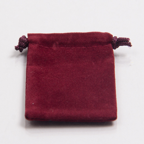 4 X 5-1/2 VELVET POUCH BURGUNDY