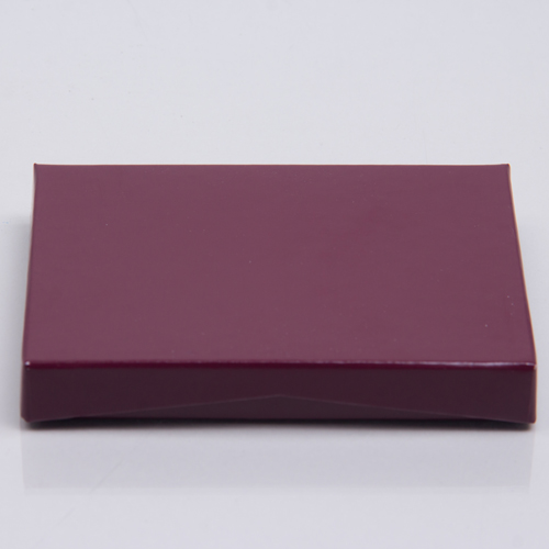 4-5/8 x 3-3/8 x 5/8 MERLOT ICE GIFT CARD BOX WITH PLATFORM INSERT