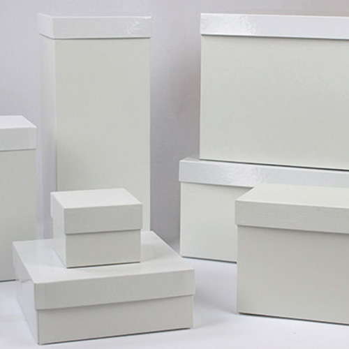 Gift Boxes & Lids - Hi-Wall - White