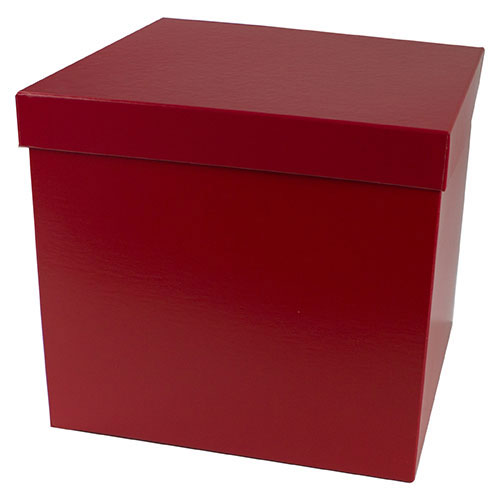 10 x 10 x 9 RED GLOSS HI-WALL GIFT BOX BASES