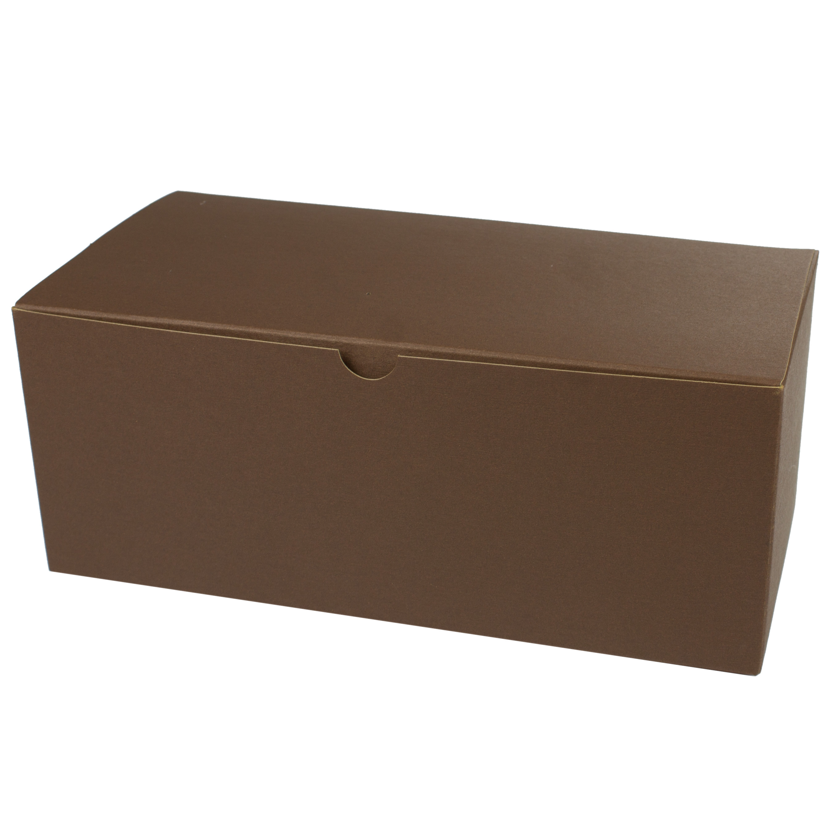 10 x 5 x 4 COCOA TINTED TUCK-TOP GIFT BOXES