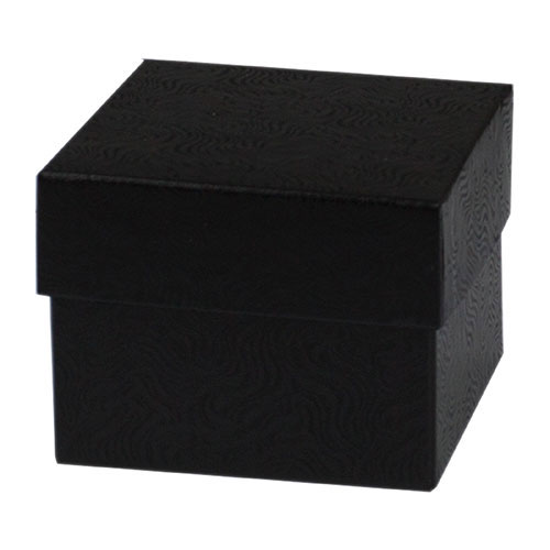 4 x 4 x 6 BLACK SWIRL HI-WALL GIFT BOX BASES