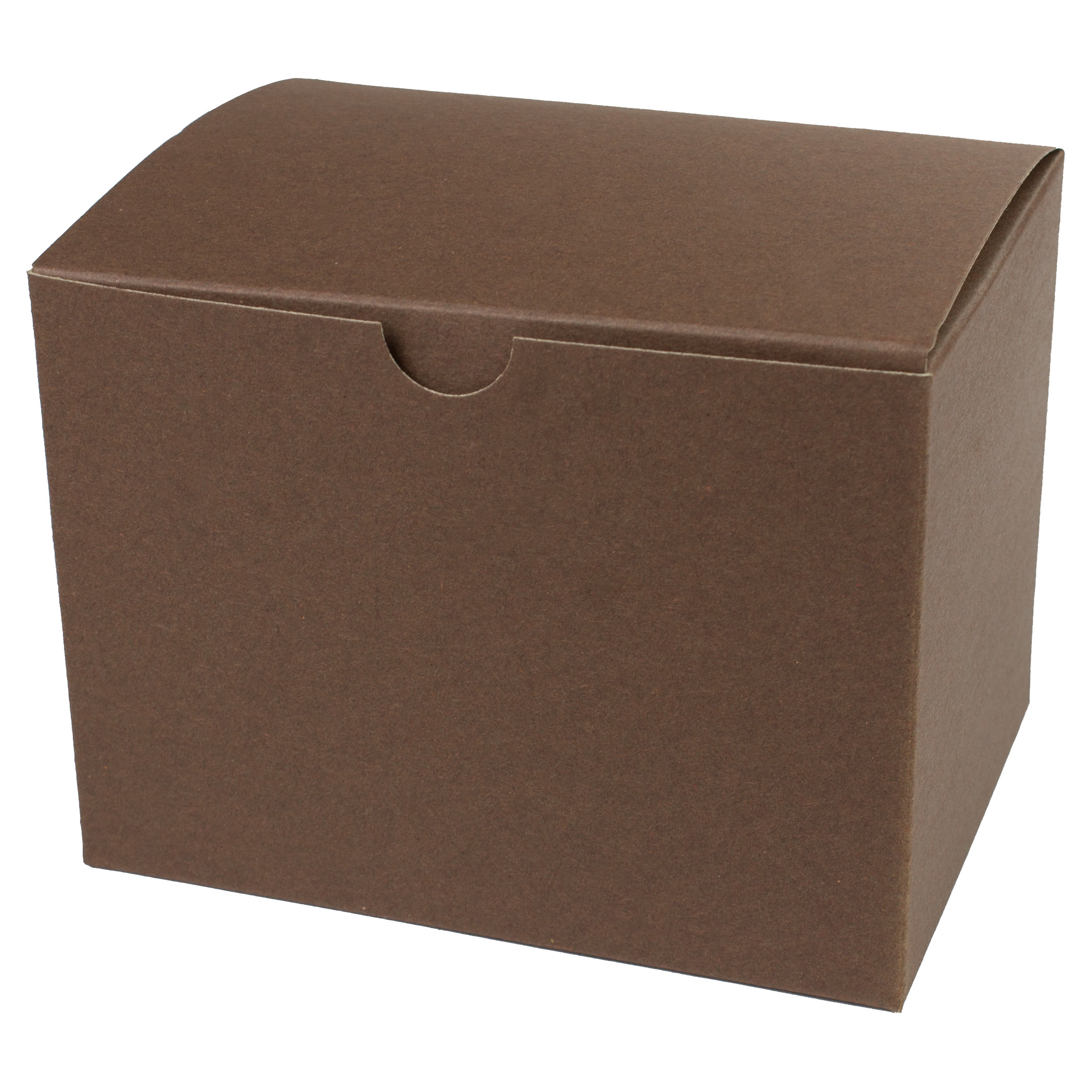 6 x 4.5 x 4.5 COCOA TINTED TUCK-TOP GIFT BOXES