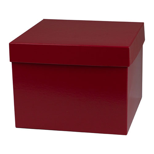 8 x 8 x 6 RED GLOSS HI-WALL GIFT BOX BASES