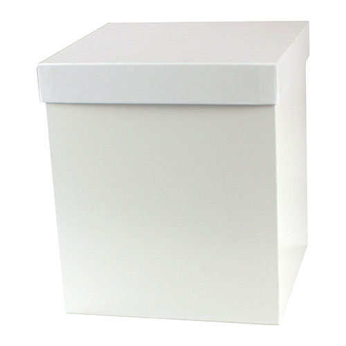 8 x 8 x 9 WHITE GLOSS HI-WALL GIFT BOX BASES