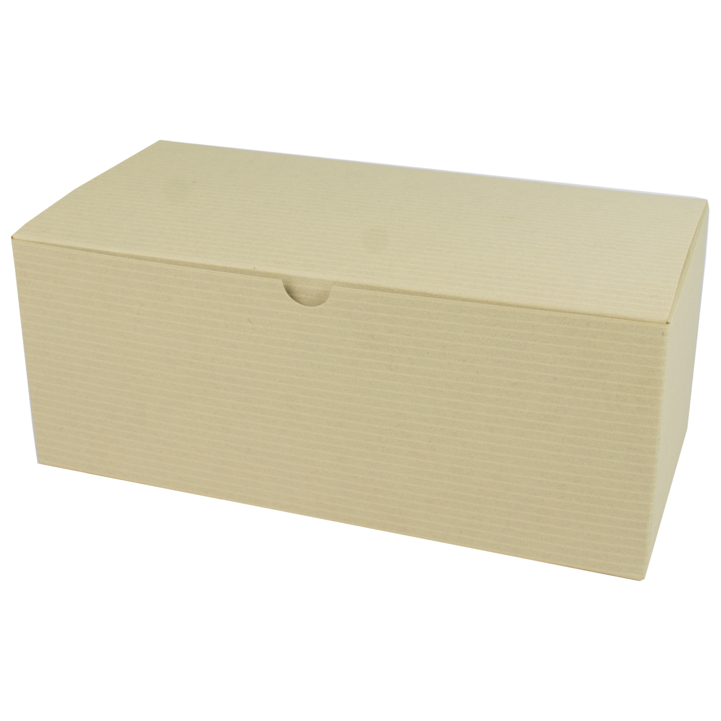 9 x 4.5 x 4.5 OATMEAL TINTED TUCK-TOP GIFT BOXES
