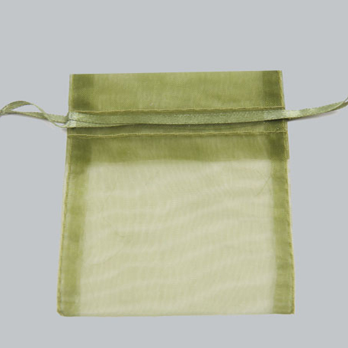 10 x 12 OLIVE SHEER ORGANZA POUCHES