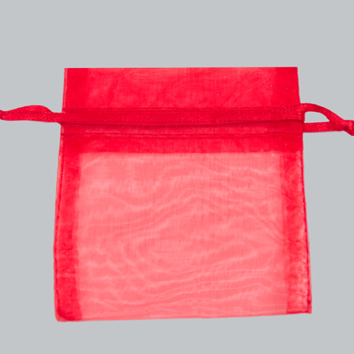 12 x 14 RED SHEER ORGANZA POUCHES