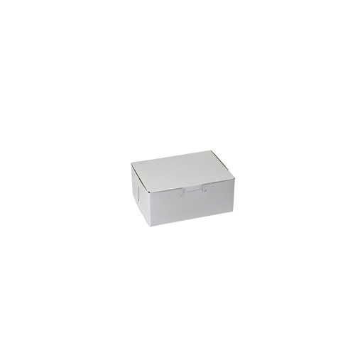 6.25 x 3.75 x 2.12 WHITE ONE-PIECE BAKERY BOXES