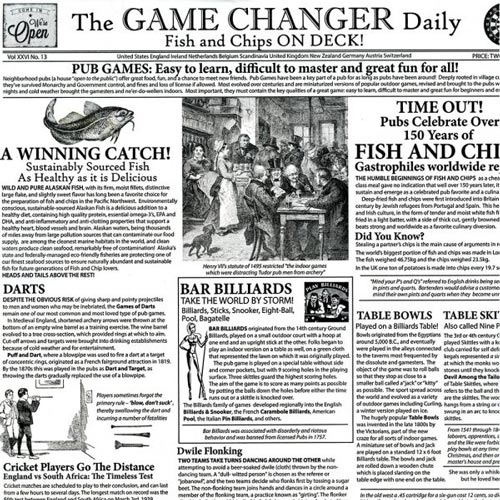 12 x 12 FOOD SAFE TISSUE BASKET LINERS - GAME CHANGER NEWSPRINT