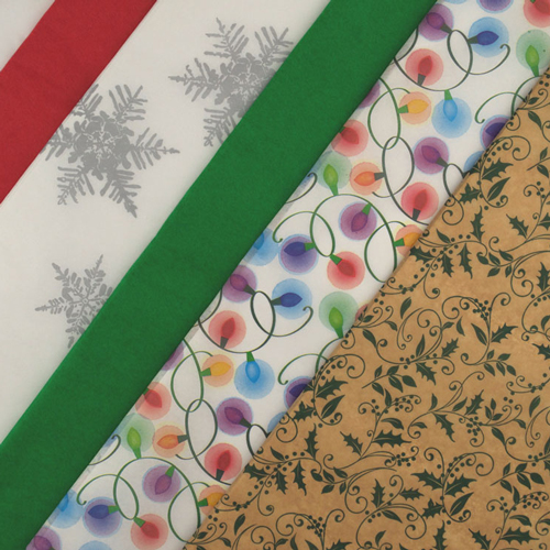 20 x 30 HOLIDAY TISSUE PAPER - TIS THE SEASON VARIETY PACK