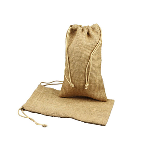 8 x 12 NATURAL DRAWSTRING JUTE POUCHES