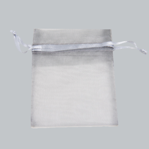 10 x 12 SILVER ORGANZA POUCHES