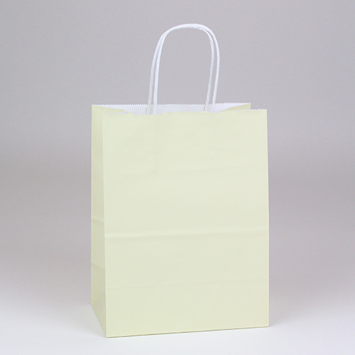 8 x 4.75 x 10.5 VANILLA PAPER SHOPPING BAGS ***CLOSEOUT***