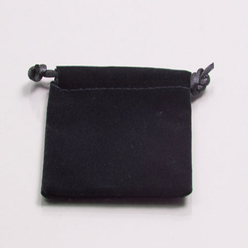 4 X 5-1/2VELVET POUCH BLACK