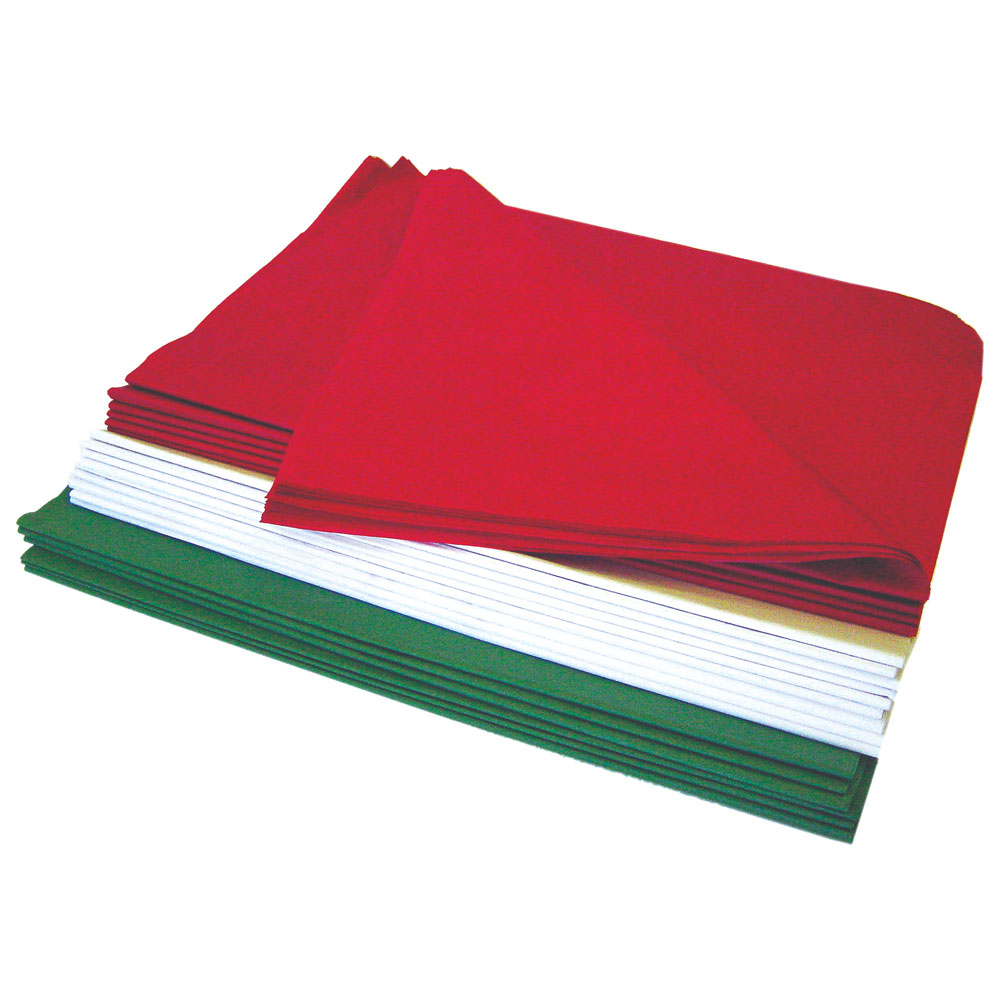 20 x 30 TISSUE PAPER HOLIDAY PACK - VARIETY