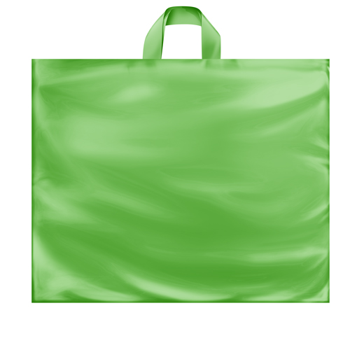 22 x 18 x 8 CITRUS FROSTED SOFT LOOP HANDLE PLASTIC BAGS