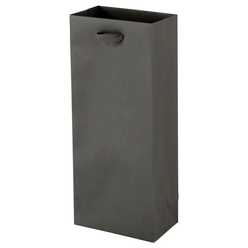 5.5 x 3.5 x 13 MATTE CHARCOAL TINTED PAPER EUROTOTES